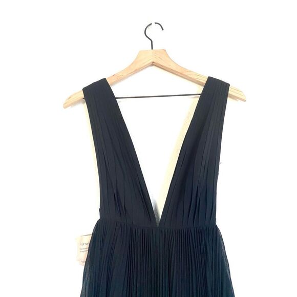 Fame and Partners Plunge Allegra Dress Black size US2 - Picture 8 of 13